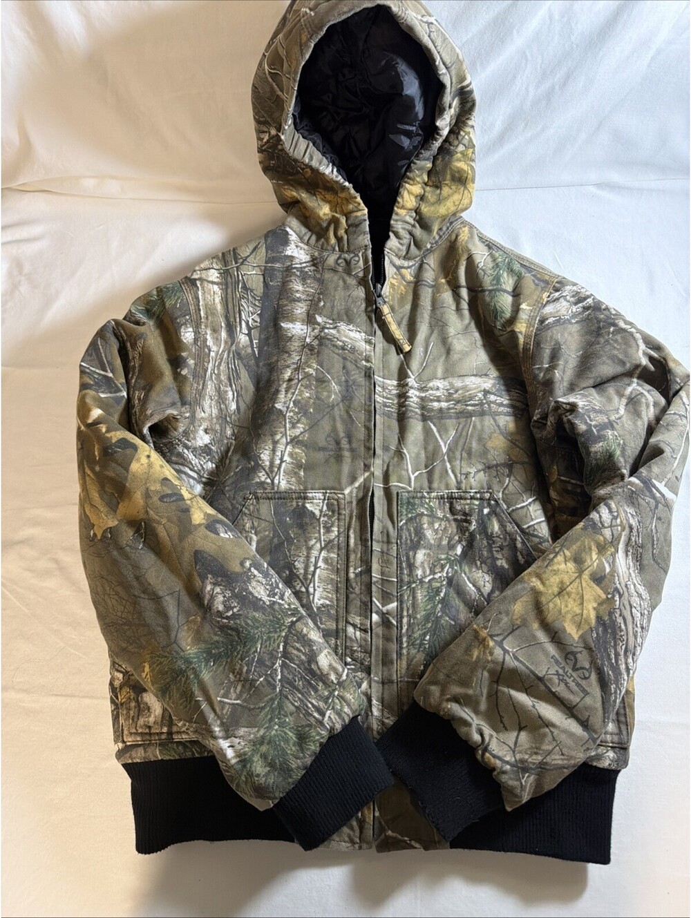 Walls Jacket Boys Youth XL Regular 16-18 Kidz Grow Camo Hooded